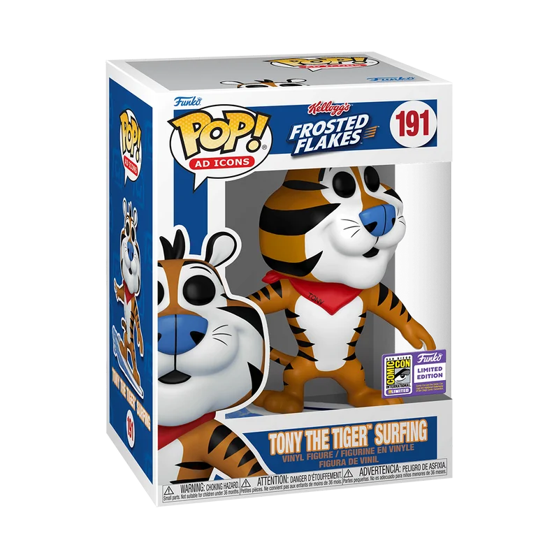 Tony the Tiger Surfing #191 Funko Pop from Kellogg's