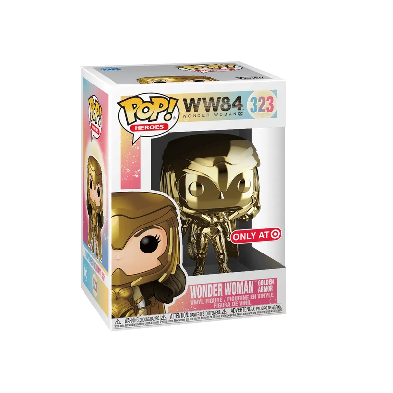 Wonder Woman Golden Armor #323 Funko Pop from DC Comics
