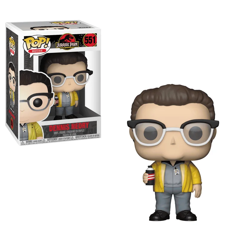 Dennis Nedry #551 Funko Pop from Jurassic Park