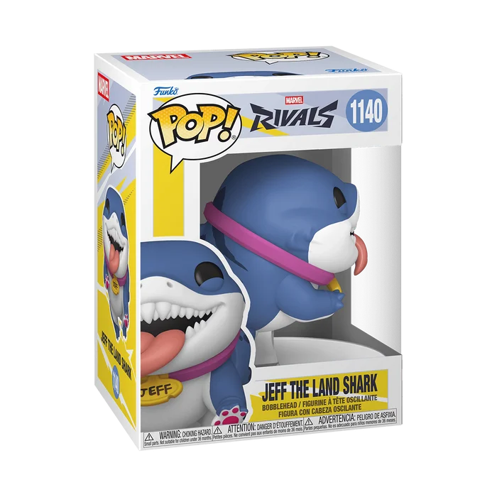 Jeff The Land Shark #1140 Funko Pop from Marvel Rivals