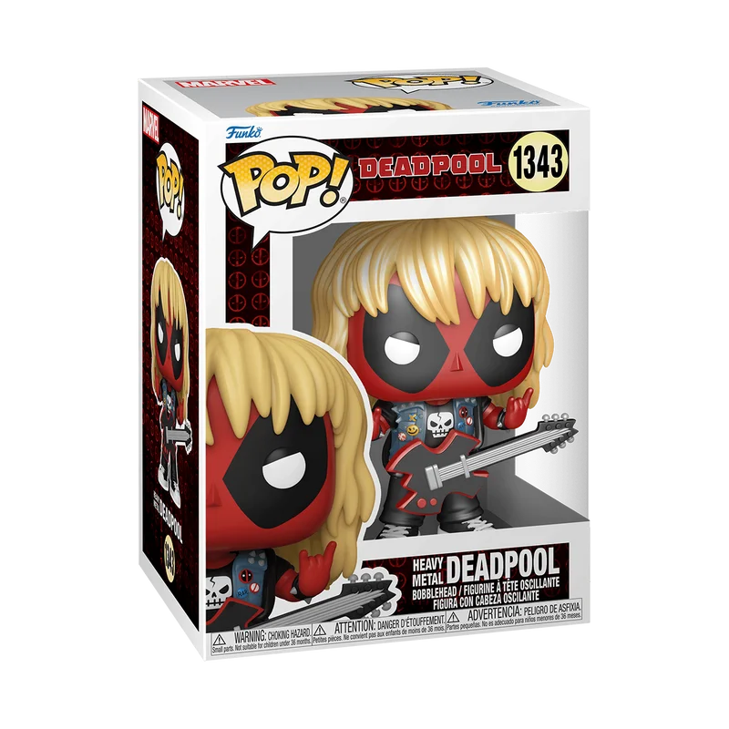 Heavy Metal Deadpool #1343 Funko Pop from Deadpool