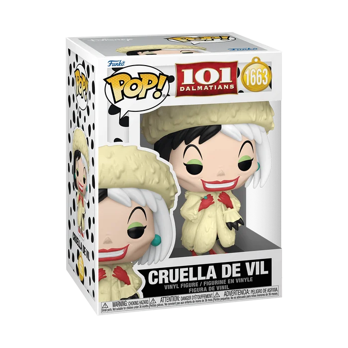Cruella de Vil #1663 Funko Pop from 101 Dalmatians
