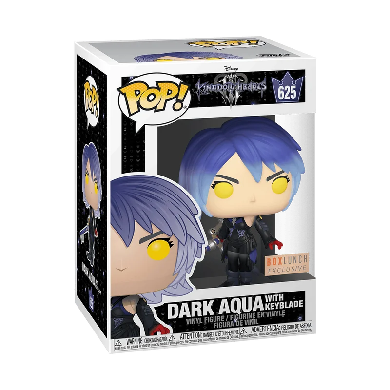 Dark Aqua with Keyblade #625 Funko Pop from Kingdom Hearts