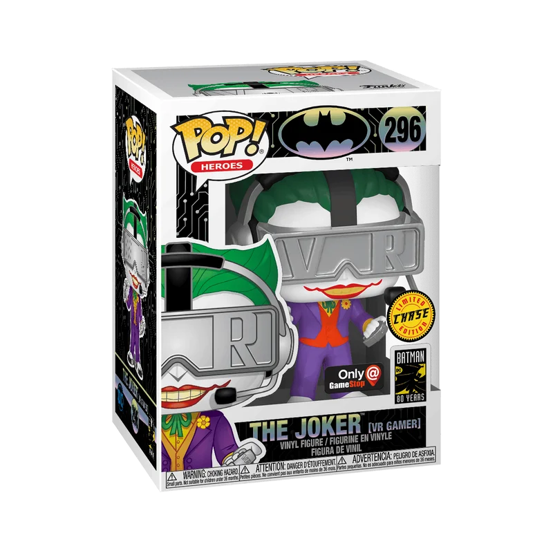 The Joker (VR Gamer) #296 Funko Pop from Batman 80 Years