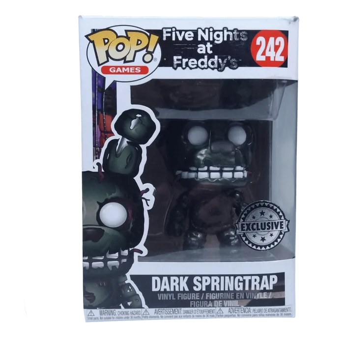 Dark Springtrap #242 Funko Pop from Five Nights at Freddy's