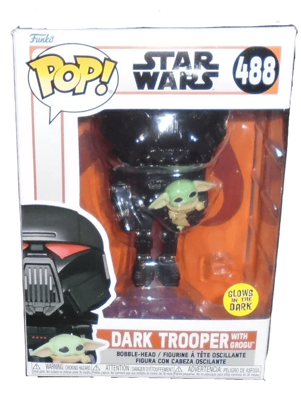 Dark Trooper with Grogu #488 Funko Pop from Star Wars