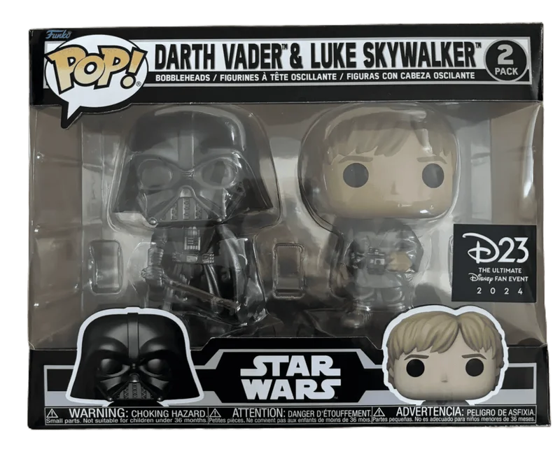 Drath Vader & Luke Skywalker #2 PACK Funko Pop from Star Wars