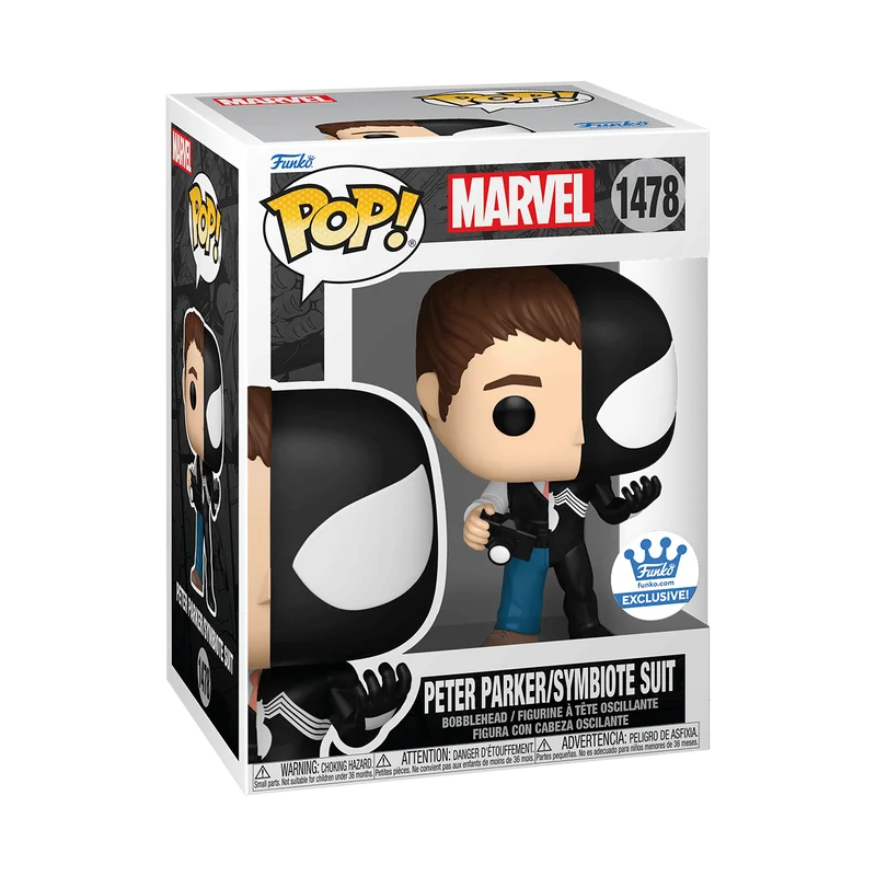Peter Parker/Symbiote Suit #1478 Funko Pop from Marvel