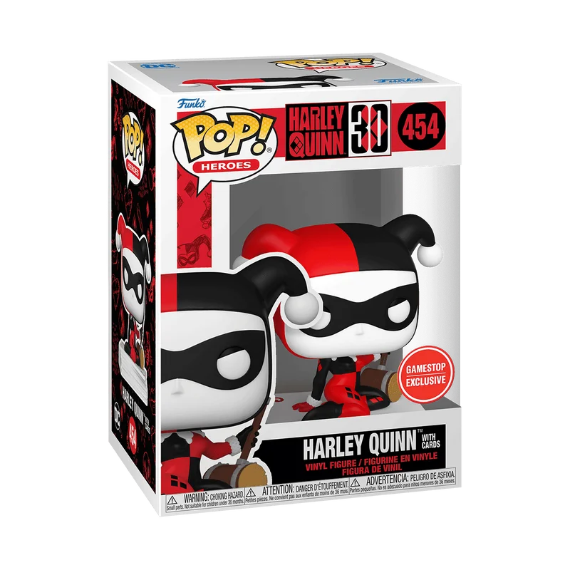 Harley Quinn With Cards #454 Funko Pop from Harley Quinn 30