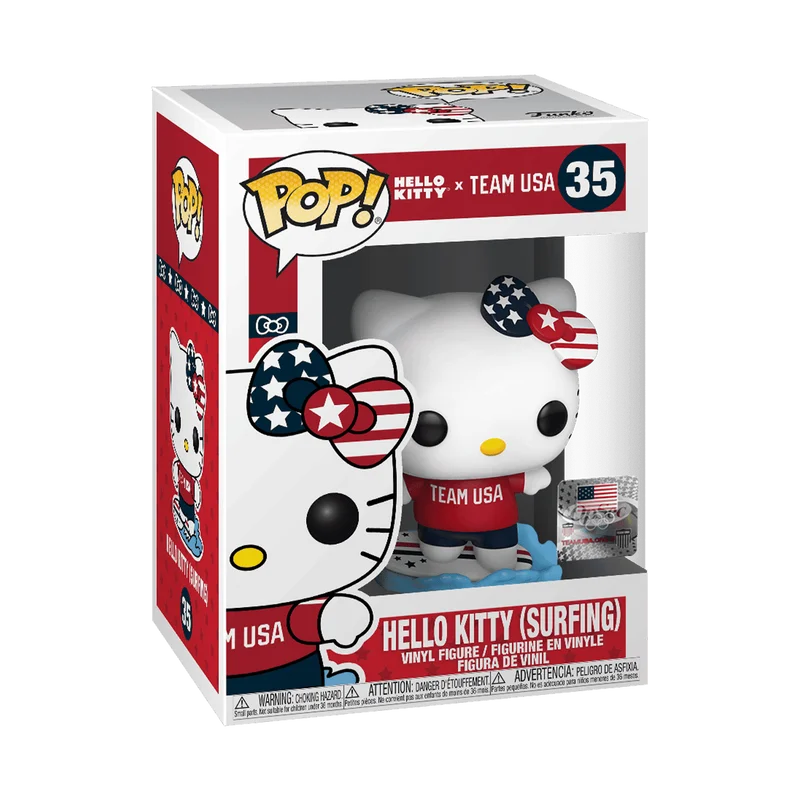 Hello Kitty (Surfing) #35 Funko Pop from Hello kitty Team USA