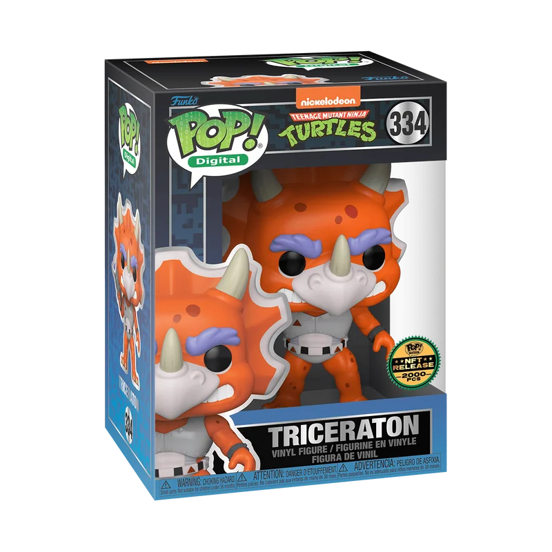 Triceraton #334 Funko Pop from Teenage Mutant Ninja Turtles