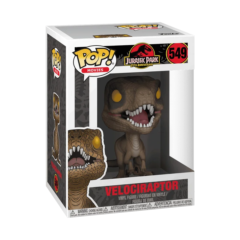 Velociraptor #549 Funko Pop from Jurassic Park
