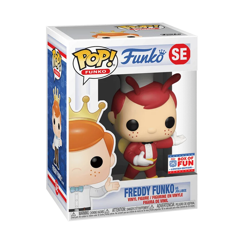 Freddy Funko as Jollibee #SE Funko Pop from Freddy Funko