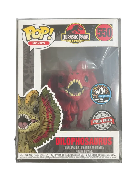 Dilophosaurus #550 Funko Pop from Jurassic Park