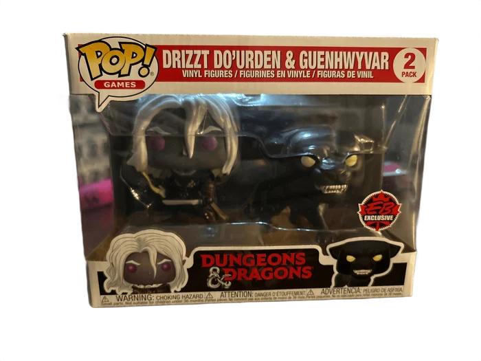 Drizzt Do'Urden with Guenhwyvar #2 PACK Funko Pop from Dungeons & Dragons