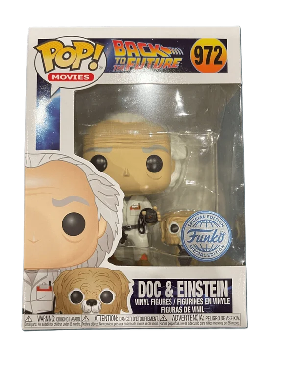 Doc & Einstein #972 Funko Pop from Back to the Future