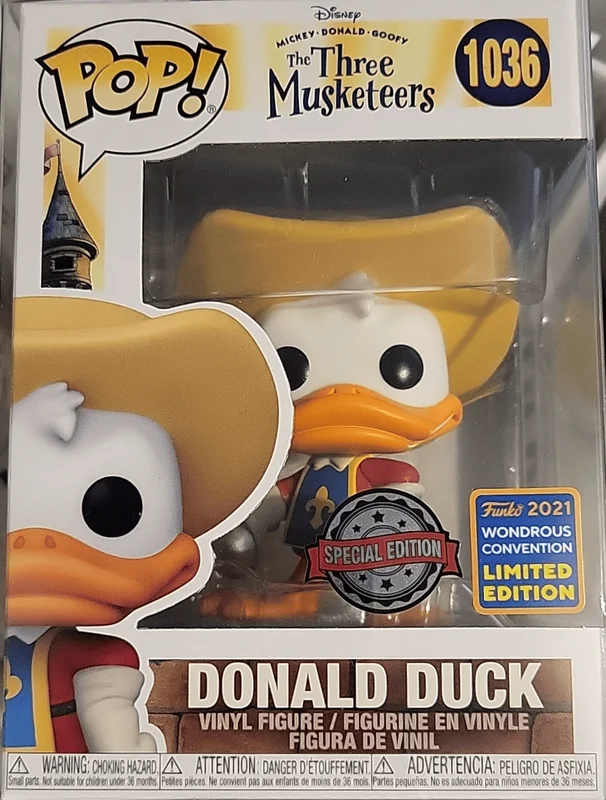 Donald Duck #1036 Funko Pop from The Three Musketeers