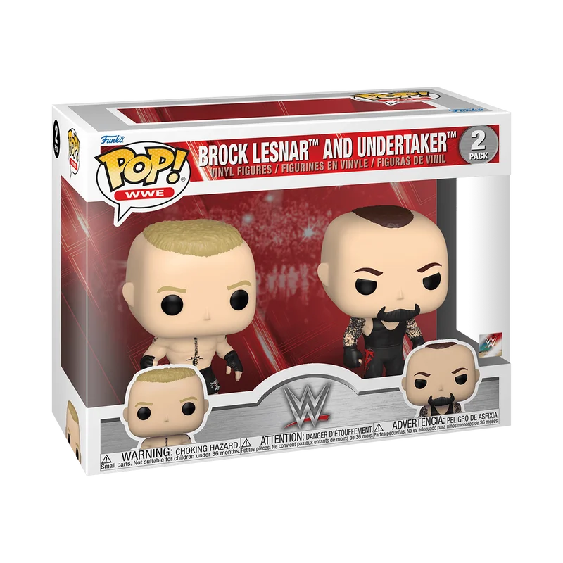 Brock Lesnar and Undertaker #2 PACK Funko Pop from WWE