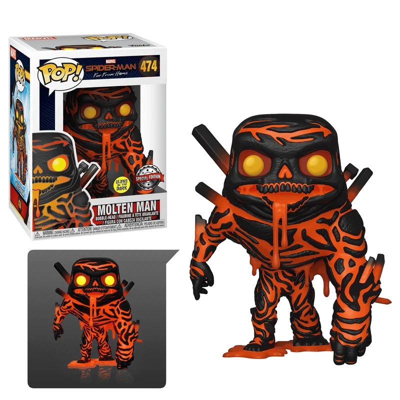 Molten Man #474 Funko Pop from Marvel