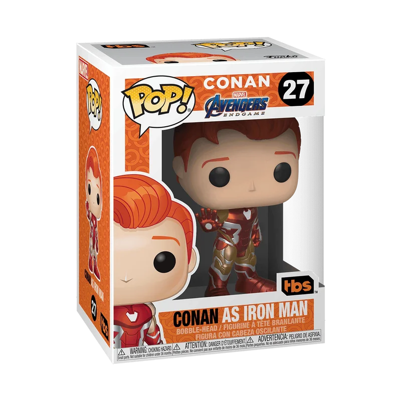 Conan as Iron Man #27 Funko Pop from Conan O'Brien