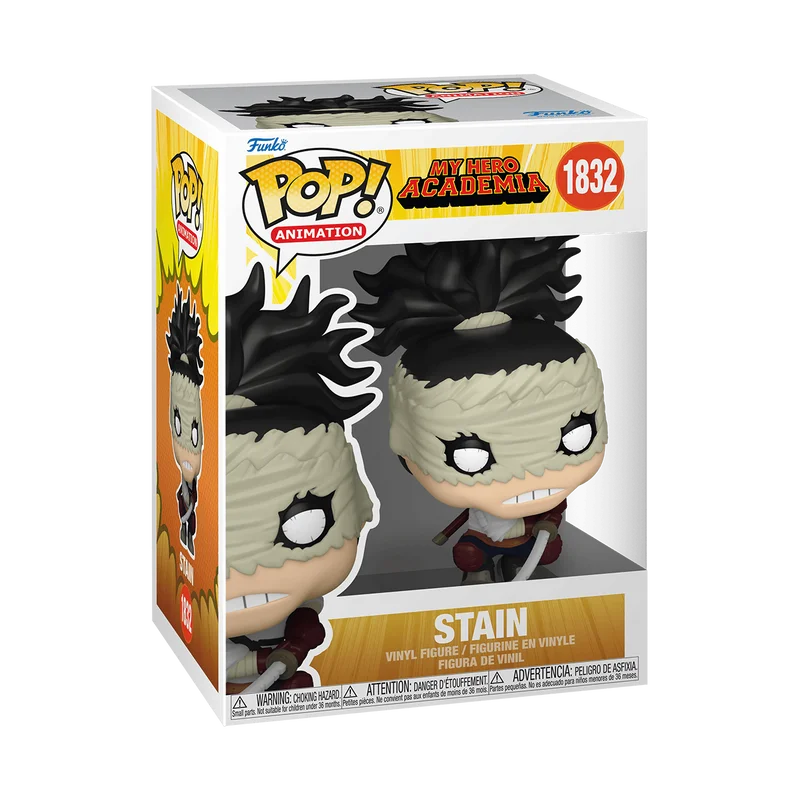 Stain #1832 Funko Pop from My Hero Academia