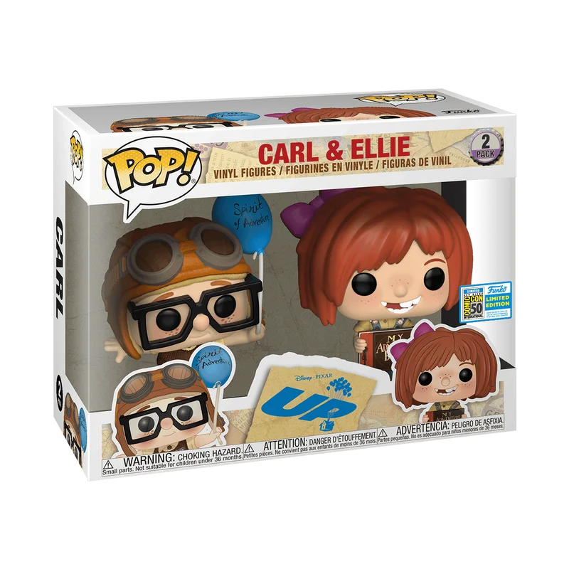 Carl & Ellie #2 PACK Funko Pop from Up