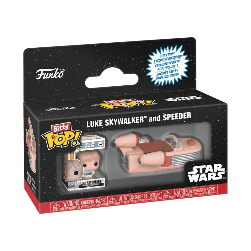 Luke Skywalker and Speeder Funko Pop from Star Wars