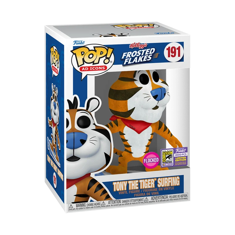 Tony the Tiger Surfing #191 Funko Pop from Kellogg's