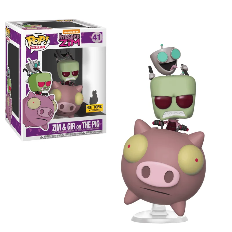 Zim & Gir on The Pig #41 Funko Pop from Invader Zim