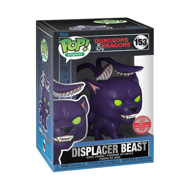 Displacer Beast #153 Funko Pop from Dungeons & Dragons