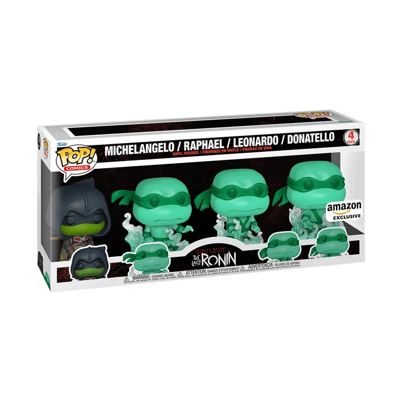 Michelangelo / Raphael / Leonardo / Donatello #4 PACK Funko Pop from Teenage Mutant Ninja Turtles