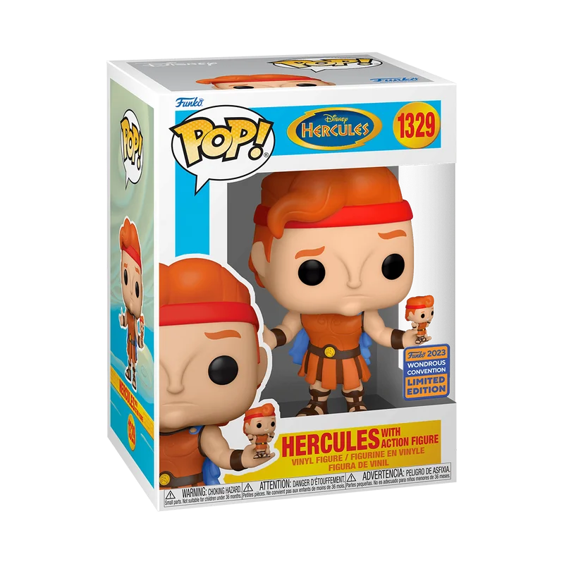 Hercules with Action Figure #1329 Funko Pop from Disney