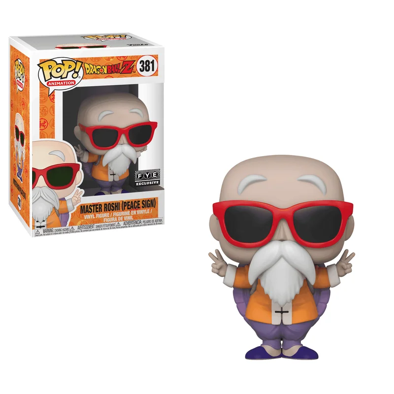Master Roshi (Peace Sign) #381 Funko Pop from Dragon Ball Z
