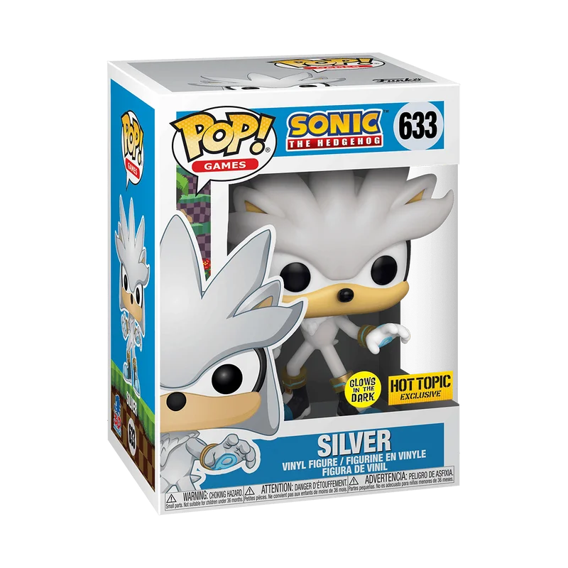 Silver #633 Funko Pop from Sonic The Hedgehog