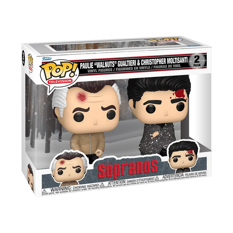 Paulie "Walnuts" Gualtieri & Christopher Moltisanti #2 PACK Funko Pop from The Sopranos