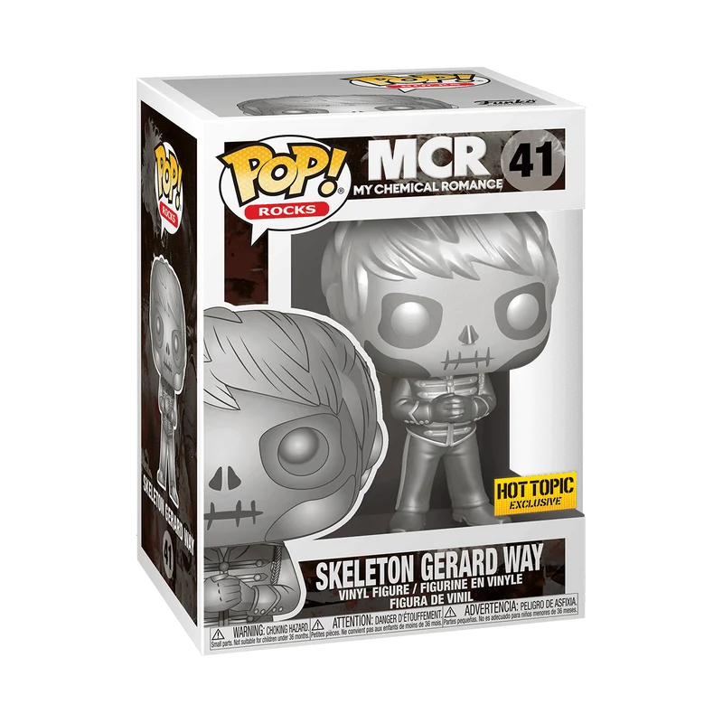 Skeleton Gerard Way #41 Funko Pop from My Chemical Romance