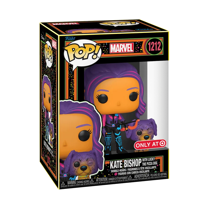 Kate Bishop with Lucky the Pizza Dog #1212 Funko Pop from Marvel