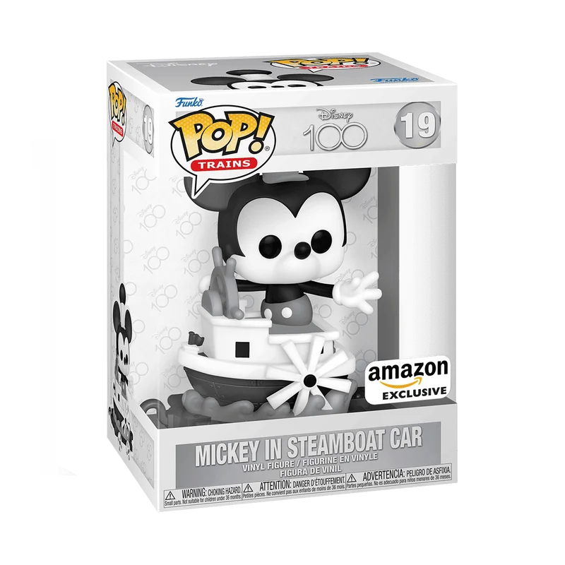 Mickey in Steamboat Car #19 Funko Pop from Disney 100