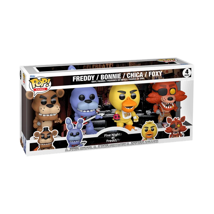Freddy / Bonnie / Chica / Foxy #4 PC/PZ Funko Pop from Five Nights at Freddy's