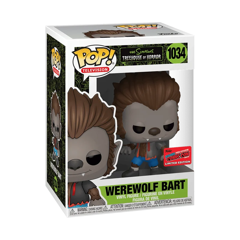 Werewolf Bart #1034 Funko Pop from The Simpsons
