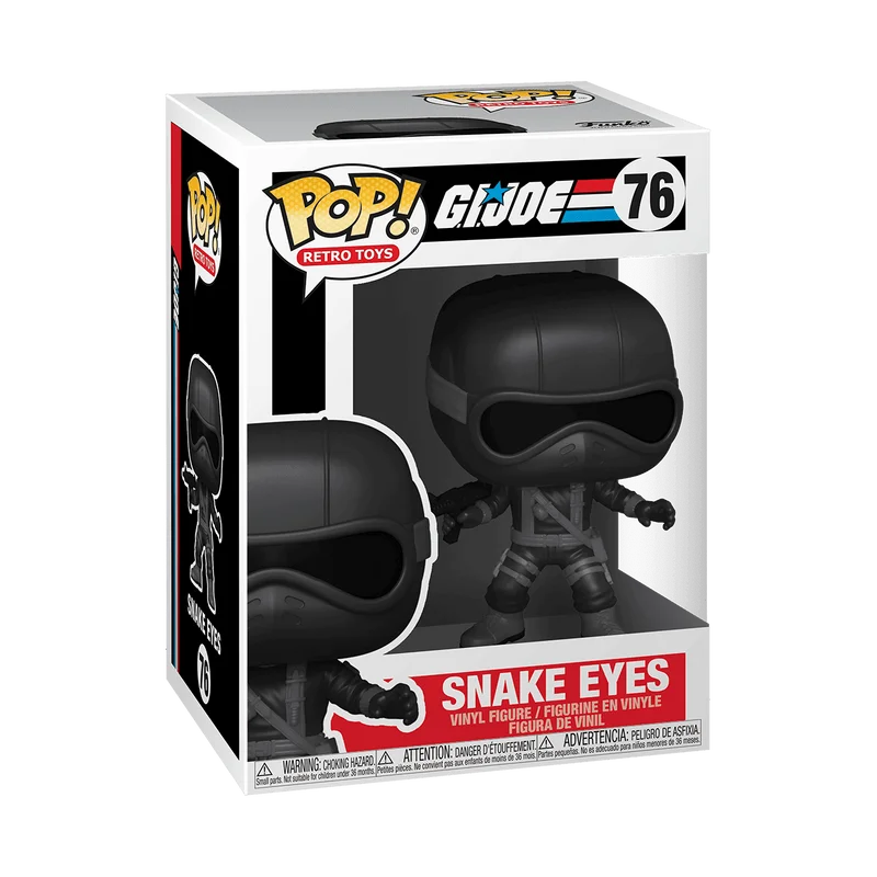 Snake Eyes #76 Funko Pop from G.I. Joe