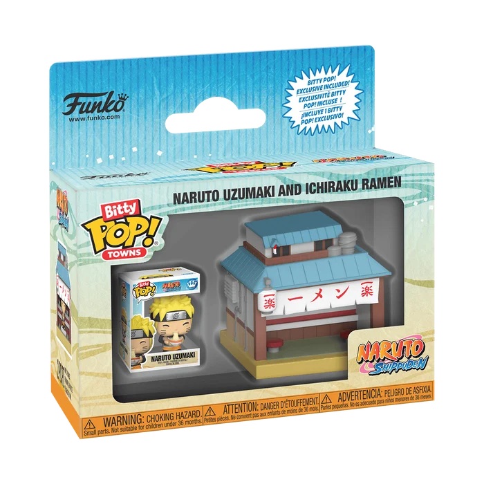 Naruto Uzumaki and Ichiraku Ramen Funko Pop from Naruto Shippuden