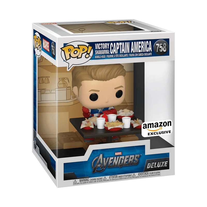 Victory Shawarma: Captain America #758 Funko Pop from Avengers