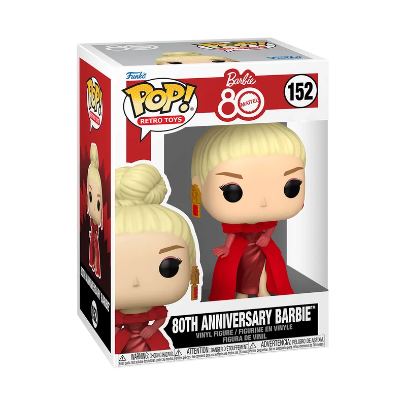 80th Anniversary Barbie #152 Funko Pop from Barbie