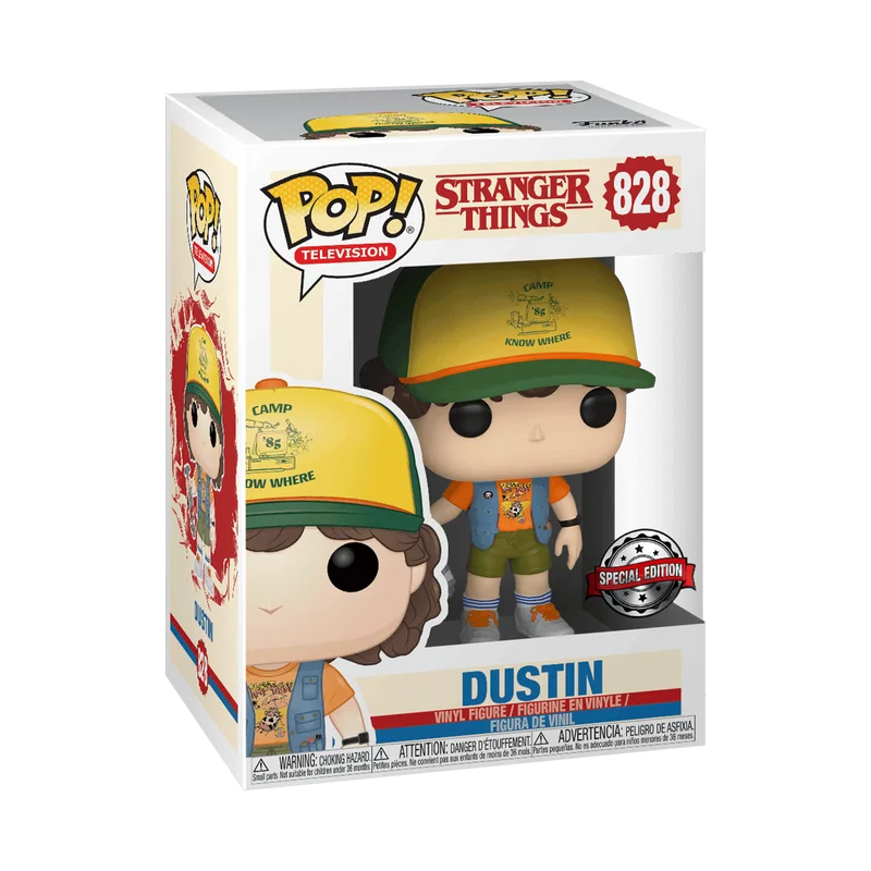 Dustin #828 Funko Pop from Stranger Things
