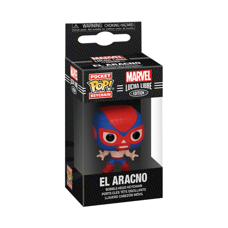 El Aracno Funko Pop from Marvel Lucha Libre Edition