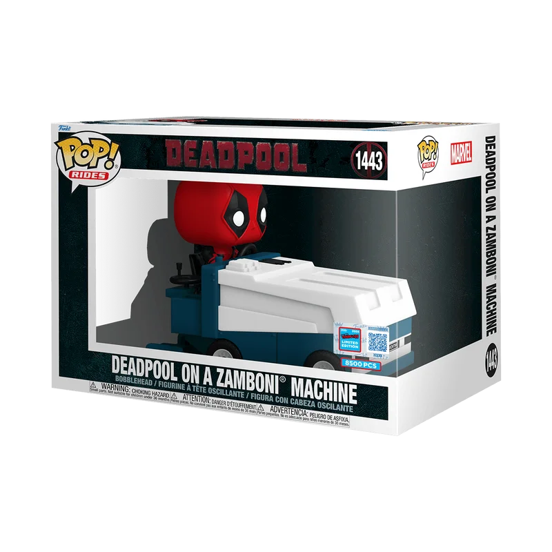 Deadpool on a Zamboni Machine #1443 Funko Pop from Deadpool