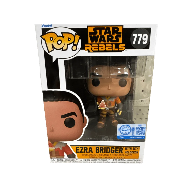 Ezra Bridger with Sith Holocron #779 Funko Pop from Star Wars