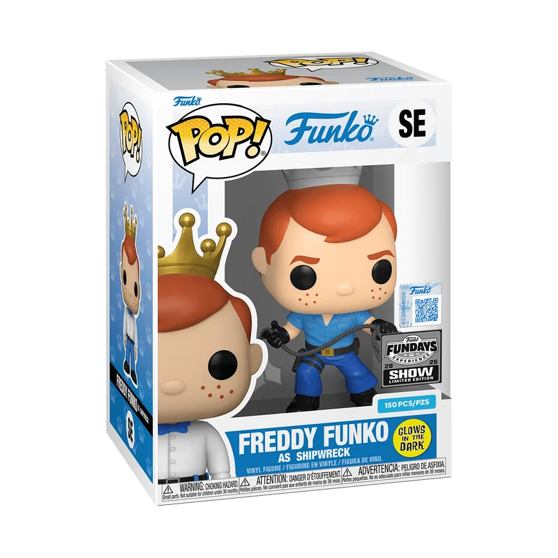 Freddy Funko as Shipwreck #SE Funko Pop from Funko