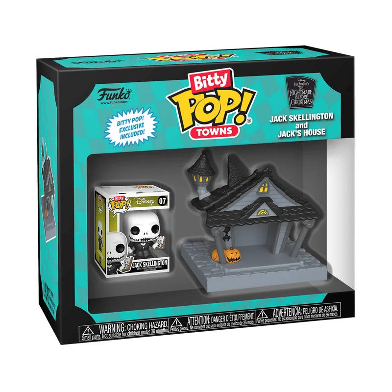 Jack Skellington and Jack's House Funko Pop from The Nightmare Before Christmas